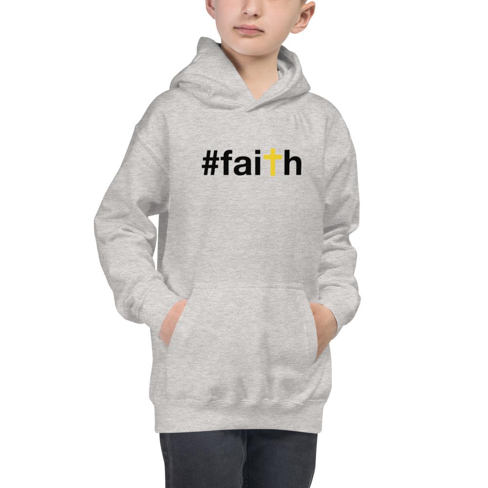 #faith - Youth Pullover Hoodie - L - The Sai Life