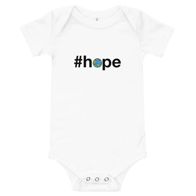 #hope - Baby Bodysuit - White - The Sai Life