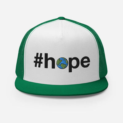 #hope - Trucker Hat - Kelly/ White/ Kelly - The Sai Life