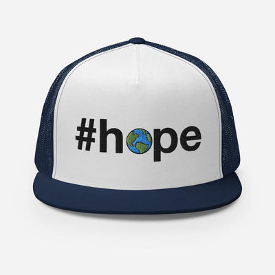 #hope - Trucker Hat - Navy/ White/ Navy - The Sai Life