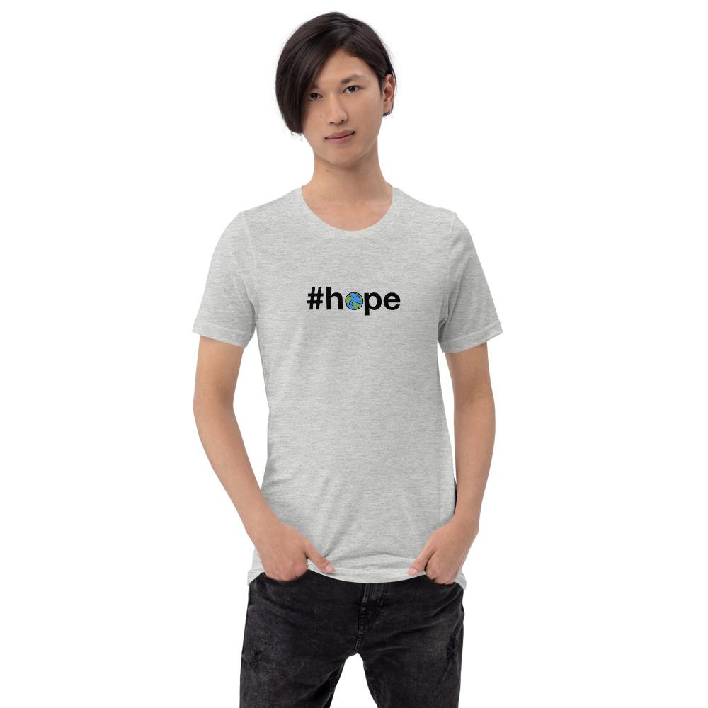 #hope - Unisex T-Shirt - Athletic Heather - The Sai Life