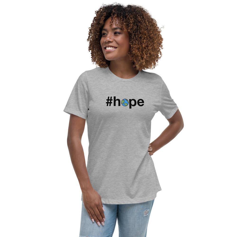#hope - Women's Relaxed T-Shirt - Athletic Heather - The Sai Life
