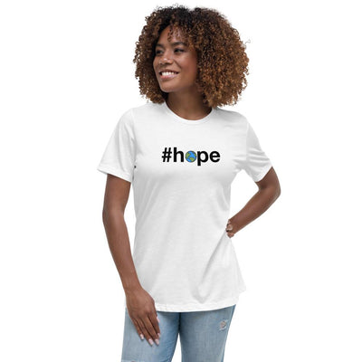 #hope - Women's Relaxed T-Shirt - White - The Sai Life