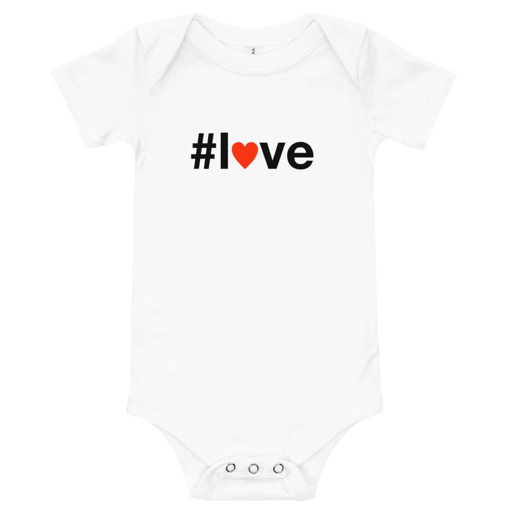 #love - Baby Bodysuit - White - The Sai Life