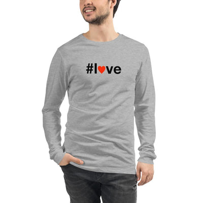 #love - Unisex Long Sleeve Shirt - Athletic Heather - The Sai Life