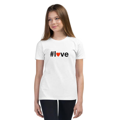 #love - Youth T-Shirt - White - The Sai Life